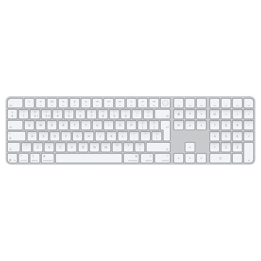 Apple Magic Keyboard avec Touch ID et pavé numérique pour les modèles Mac équipés d’Apple Silicon – néerlandais – touches blanches
