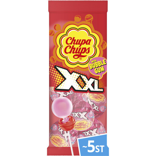 Chupa Chups Mega Lollipop With Bubble Gum - 145 g