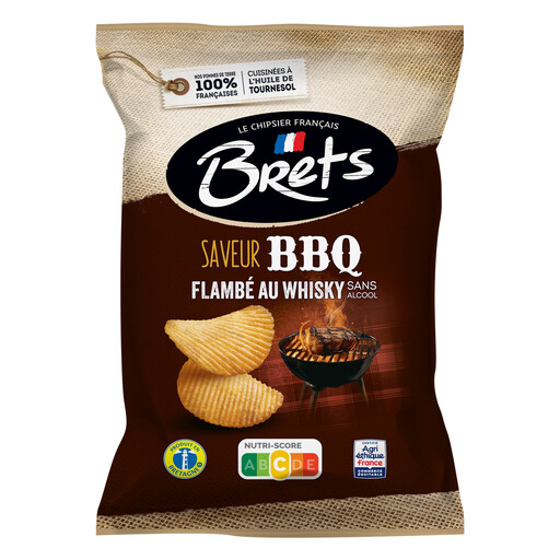 Brets BBQ Chips Whisky 125g