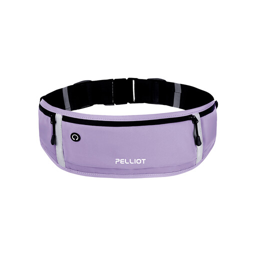 PELLIOT Waist Pack Unisex Outdoor Sports Hands-Free Convenient – Lightweight & Durable, Lilac Purple