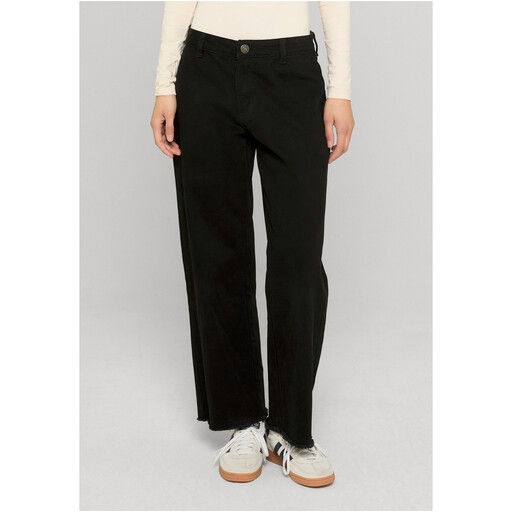 Urban Classics Ladies Relaxed Straight Fit Denim black 32