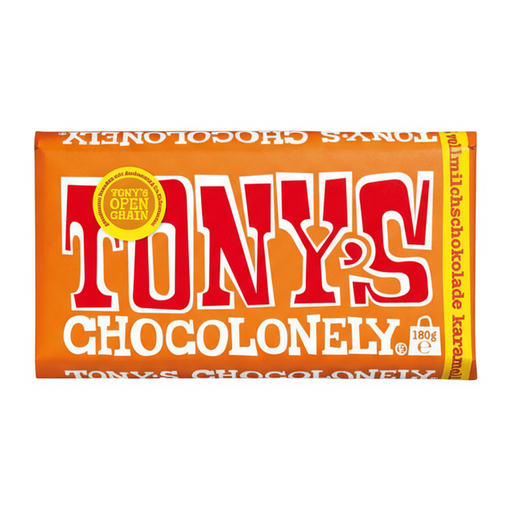 Tony's Chocolonely Caramel Sea Salt Chocolate 180 g