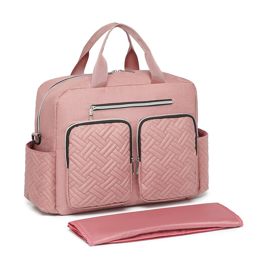 KONO large-capacity pink changing bag
