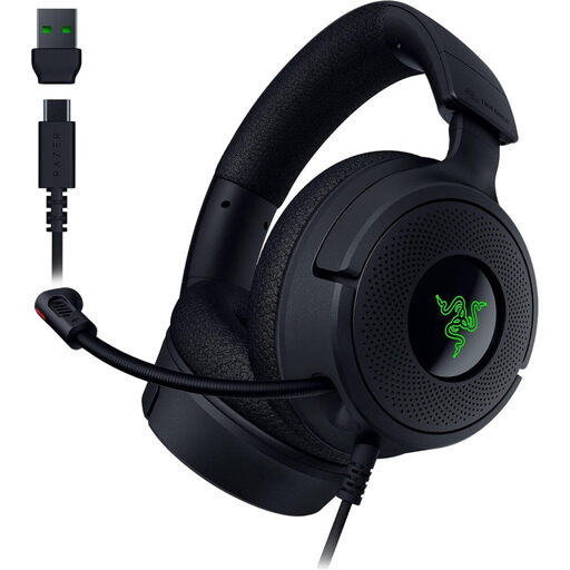Razer Kraken V4 X Gaming Headset, Wired, Black