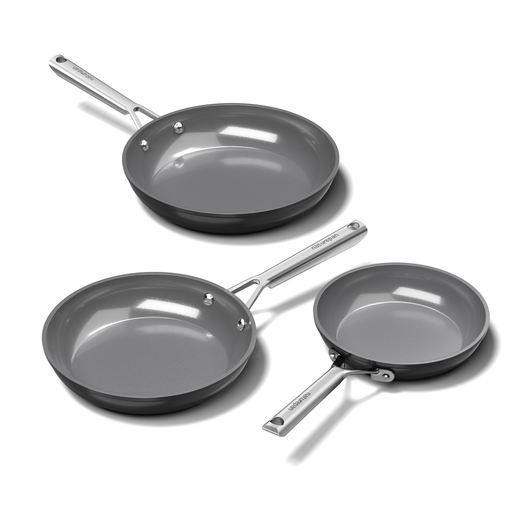 Naturepan 3-Piece Diamond Titanium Ceramic Frying Pan Set