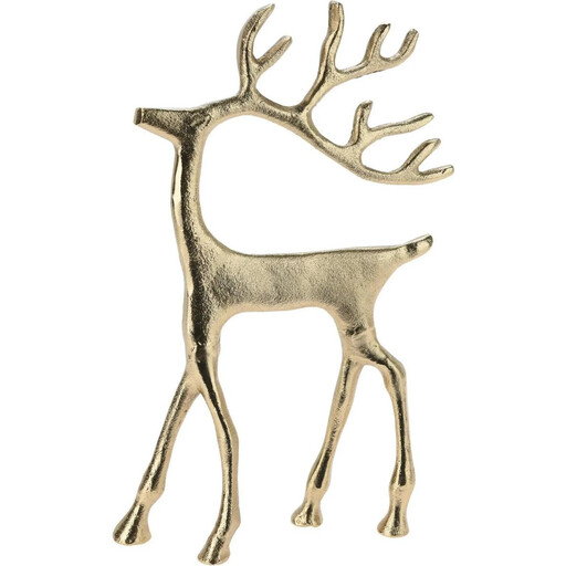 Golden decorative reindeer， Christmas decoration， 20x31cm