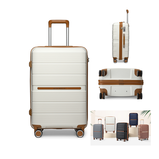20" Cabin Carry-On Luggage PP Hard Shell Suitcase