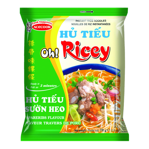 Oh Ricey Instant Rice Noodles Spareribs 70 g