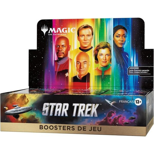 Magic: The Gathering - Star Trek - 展示盒，含 30 个游戏补充包 - 法语版本