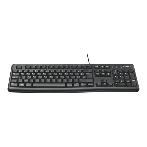 Logitech MK120 Wired Keyboard and Mouse Combo - Black