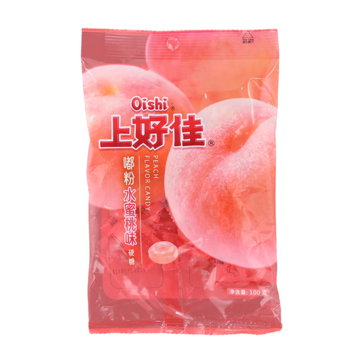 Oishi Hard Candy Peach Flavour 100g