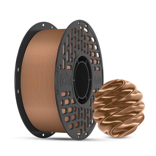 CAILAB PLA Silk Filament in Copper Brown