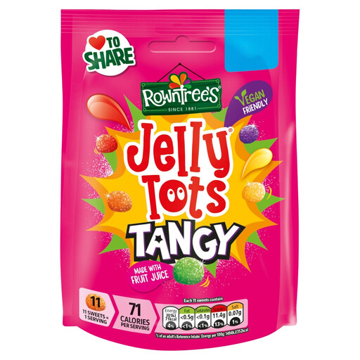 Rowntree’s Jelly Tots Tangy 140g
