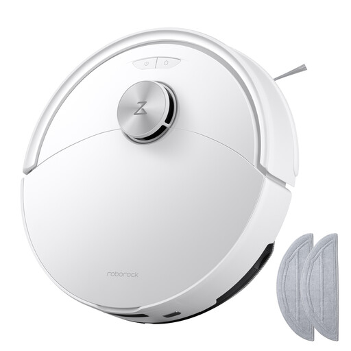 Roborock Q10 S5 Robot Vacuum Cleaner Set with mopping function, white