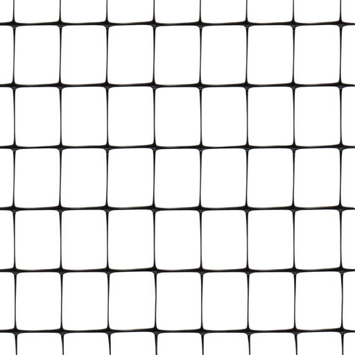 TENAX Aviary Plastic Fencing Net - Black, 1.5 x 200 m