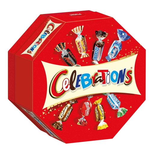 Celebrations Assorted Chocolate Pralines Box 186g