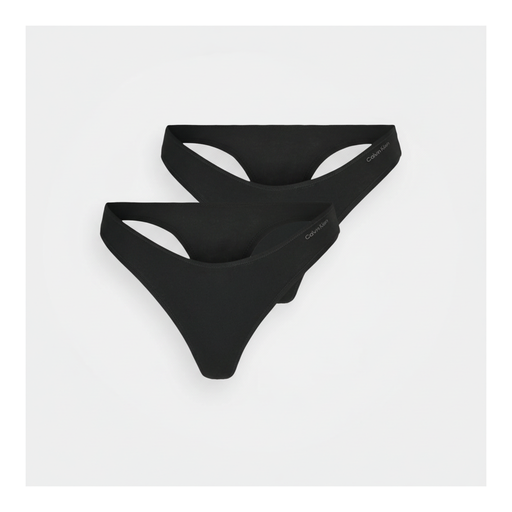 Calvin Klein Underwear 3PK THONG - Black 2XL