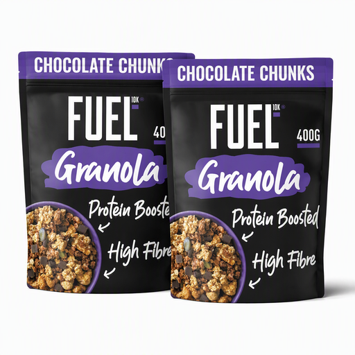 Fuel 10K Chunky Granola Chocolate Loaded 巧克力风味脆粒格兰诺拉麦片 800g，2 x 400g
