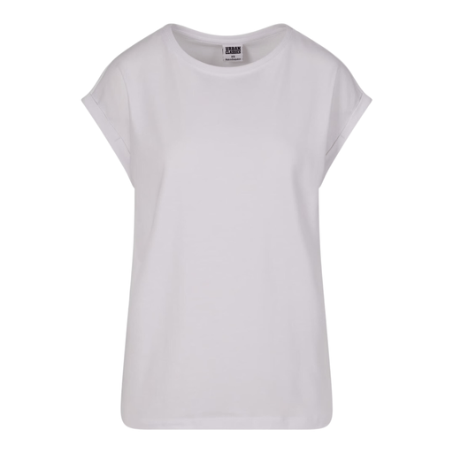 Ladies Extended Shoulder Tee white XS