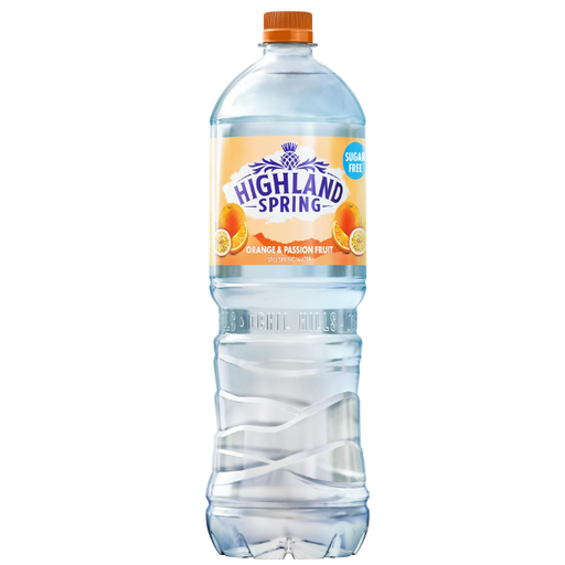 Highland Spring Orange and Passionfruit Flavoured Still Water 1.25 L