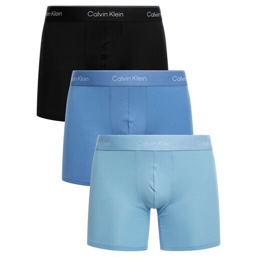 CALVIN KLEIN Icon Cotton Stretch Long Boxers 3 Pack