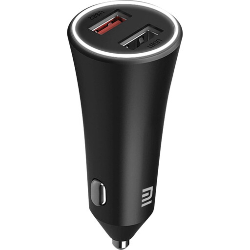 Xiaomi Black 37W USB-A Dual Port Car Charger