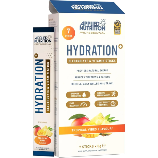Applied Nutrition Electrolytes Hydration Stick Packs Tropical Vibes, 7 x 8g