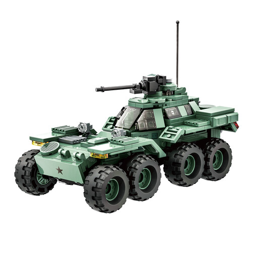 WANGE Articulated High-Mobility Armoured Reconnaissance Vehicle 339 Pcs Building Blocks Set for Hobby Builders