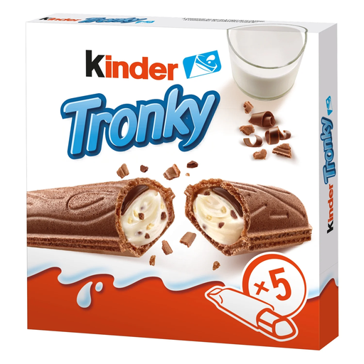 Kinder Tronky Milk Chocolate Wafer Bars 90g