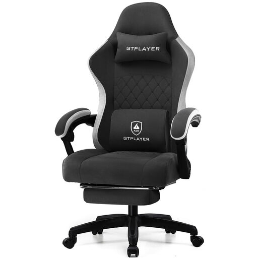 GTPLAYER Gaming Chair mit Federkern-Sitzkissen