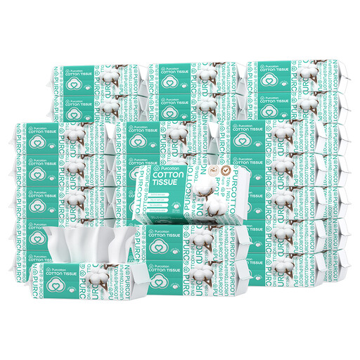 Purcotton Cotton Facial Tissue 4000 sheets
