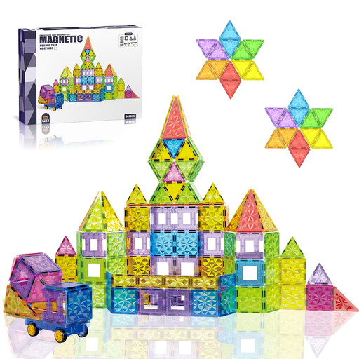 XINQIYUAN 125-teiliges Set magnetischer Bausteine