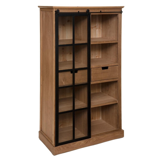 Atmosphera Danik Display Cabinet - MDF E1, 2 Drawers