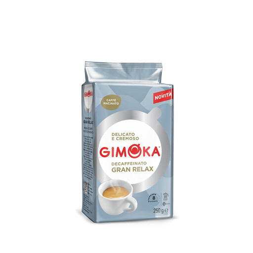 GIMOKA GRAN RELAX 脱咖啡因咖啡粉，250 g