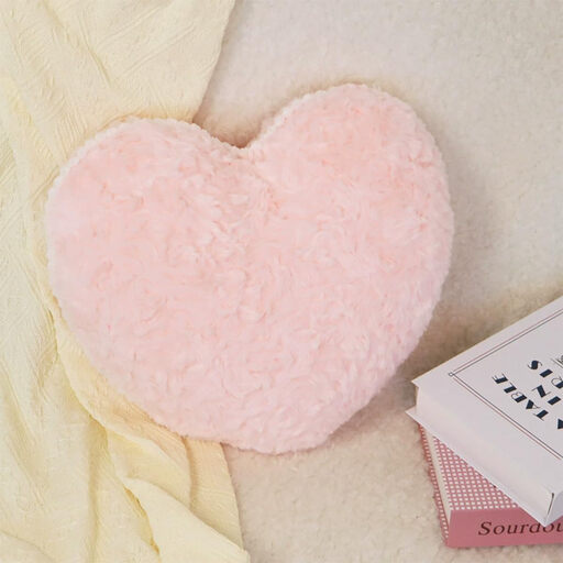Cute Plush Heart-Shaped Pillow