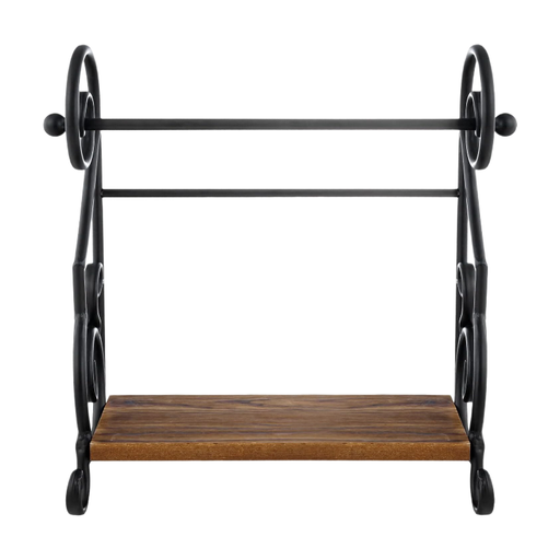 MyGift Paper Towel Holder with Shelf