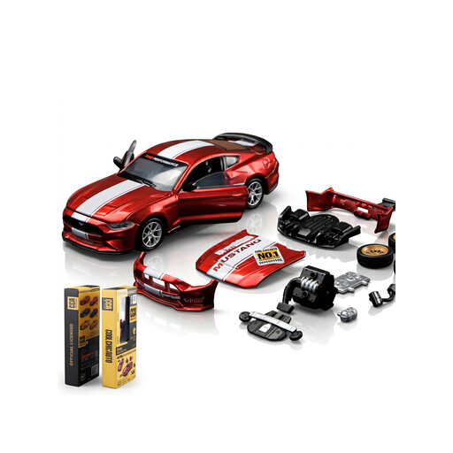 CCA 1:42 2018 Ford Mustang GT Classic Red Model Car