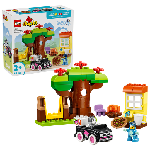LEGO DUPLO Bluey 10469 Pizza Girls with Muffin and Bluey