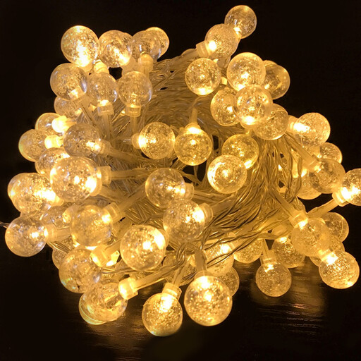 LED String Lights Crystal Ball 10M 80LED