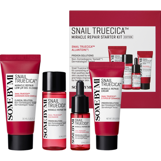 Some By Mi Snail Truecica Miracle Repair Starterkit Travel Sizes Gift Box