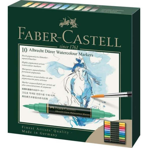 Faber-Castell Watercolour marker A.Dürer 10ct wallet