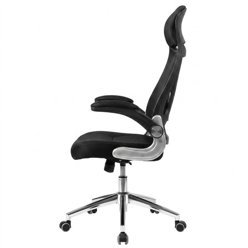 JOYFURNOS Chaise de bureau avec accoudoirs rabattables