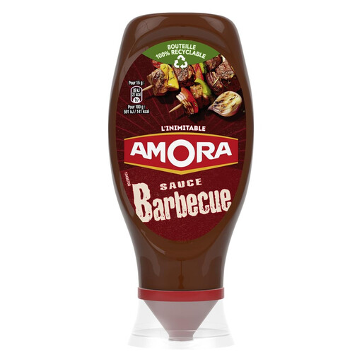 AMORA Barbecue Sauce Squeeze Bottle, 490g