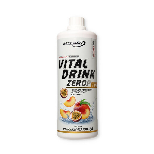 Best Body Nutrition Vital Drink ZEROP, Peach Passion Fruit