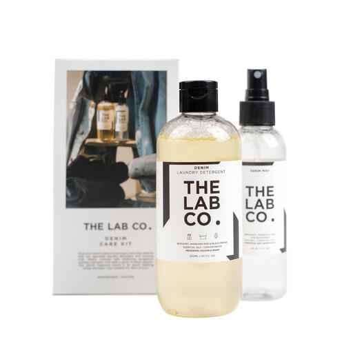 The Lab Co. Denim Care Kit with laundry wash and fabric mist