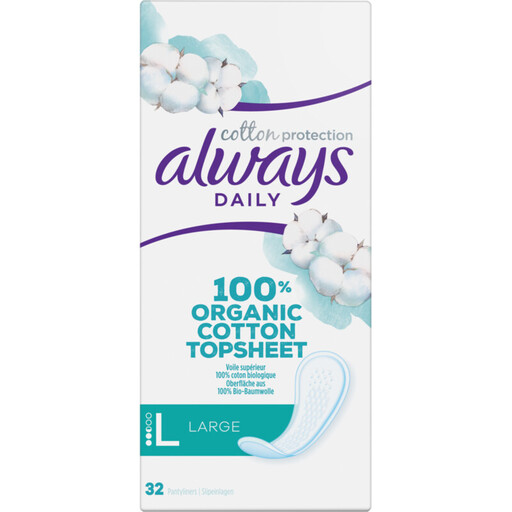 Always Dailies Cotton Protection Large Panty Liners