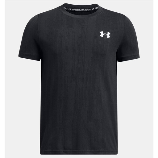Under Armour 男士 Vanish 无缝短袖T恤 - 黑色