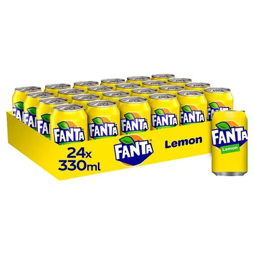 Fanta Lemon 24 × 330ml cans