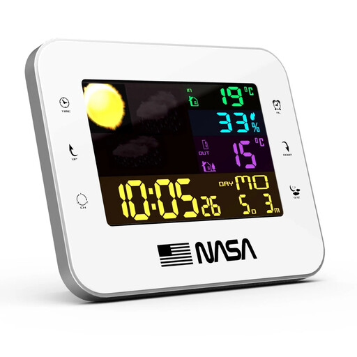 Nasa WS500 Weather Station with large colour screen