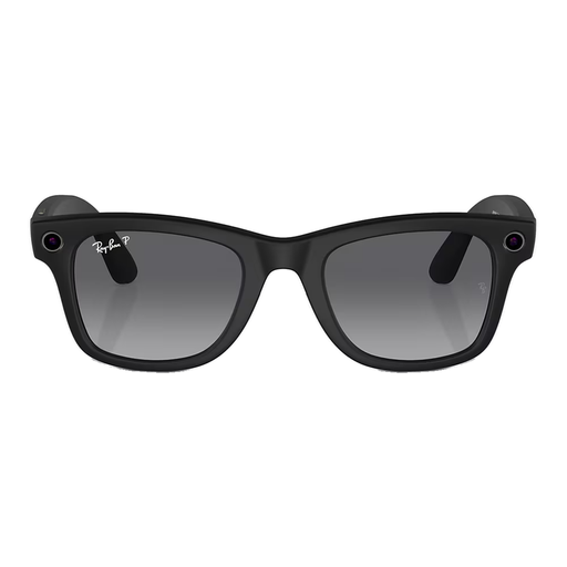 Ray-Ban: Meta Wayfarer - Gen1 AI Smart Glasses - Polarized Gradient Graphite - Matte Black